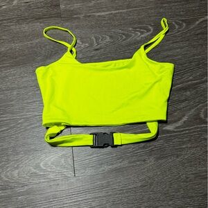Neon crop top